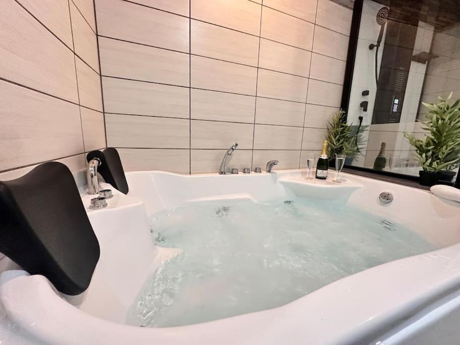 E Servagnat T3 Luxe Avec Sauna Jacuzzi Et Hammam Épernay Buitenkant foto