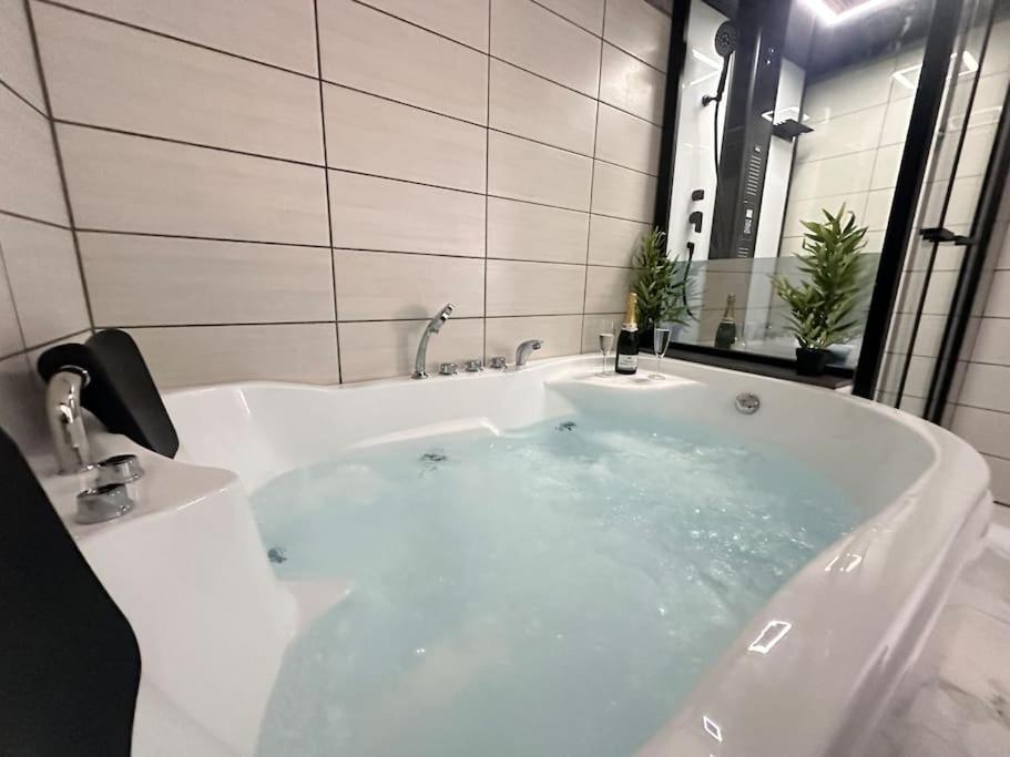 E Servagnat T3 Luxe Avec Sauna Jacuzzi Et Hammam Épernay Buitenkant foto